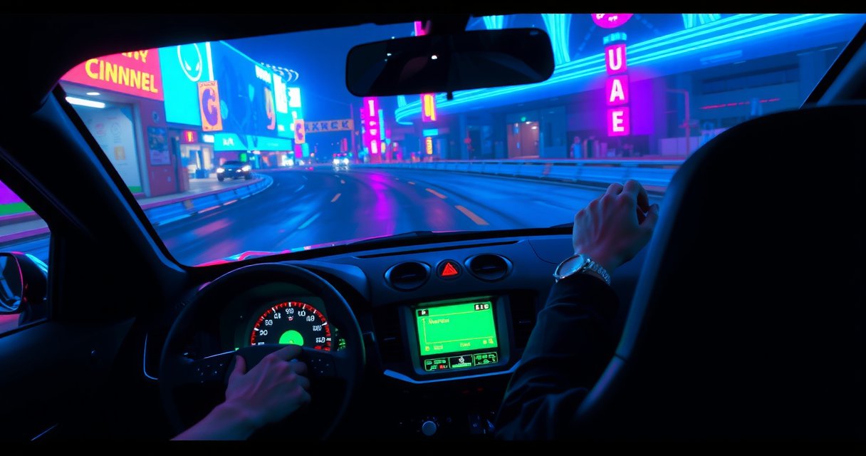 Neon Rush gameplay screenshot