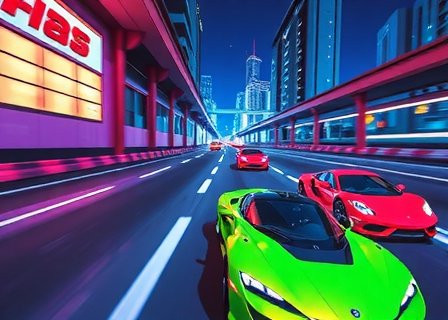 Neon Rush - Cyberpunk action mobile game thumbnail