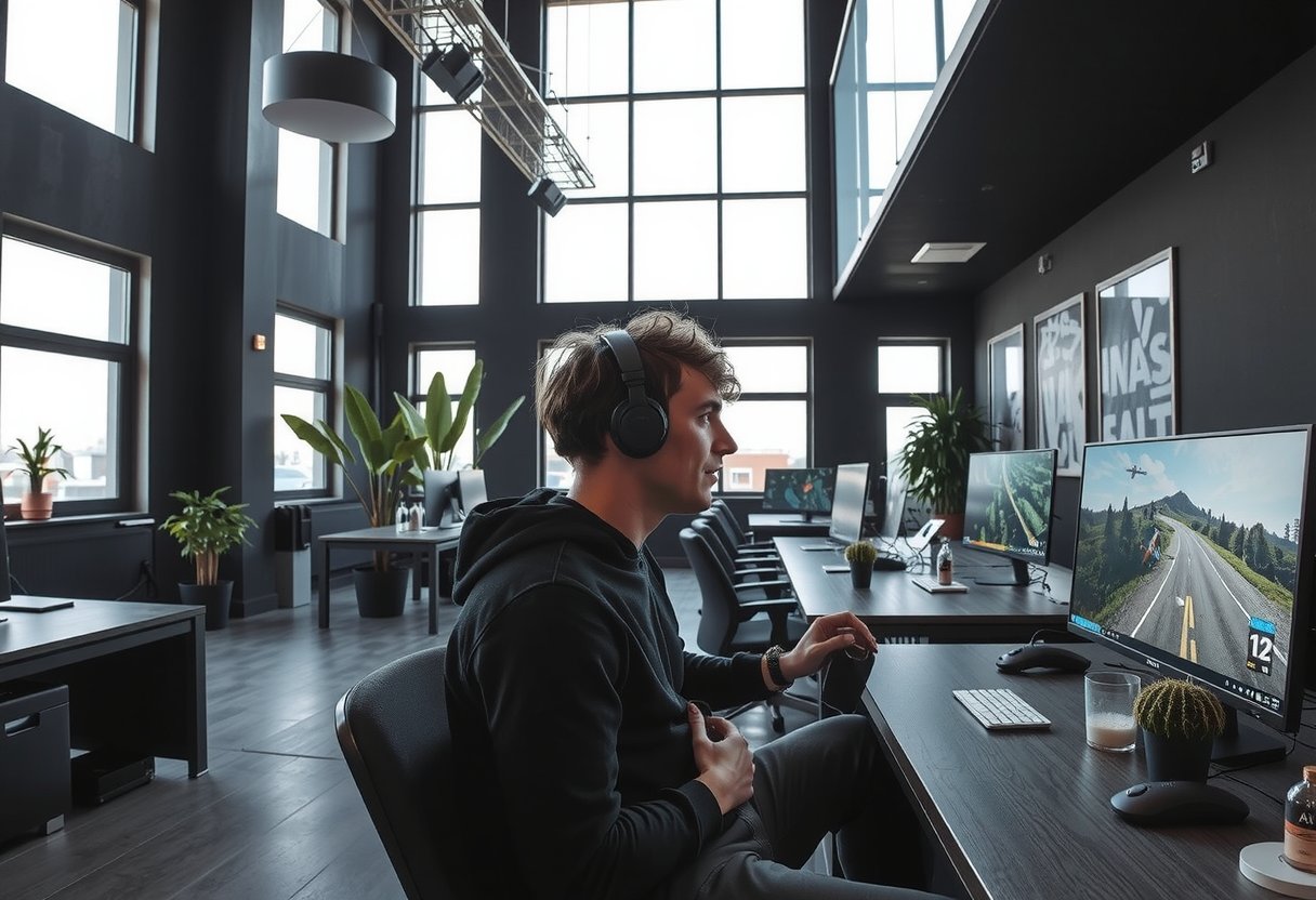 Playgenyx studio interior in Madrid